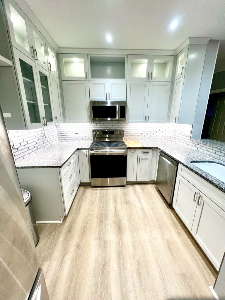 Remodeling project in Charleston SC - updated room with new flooring